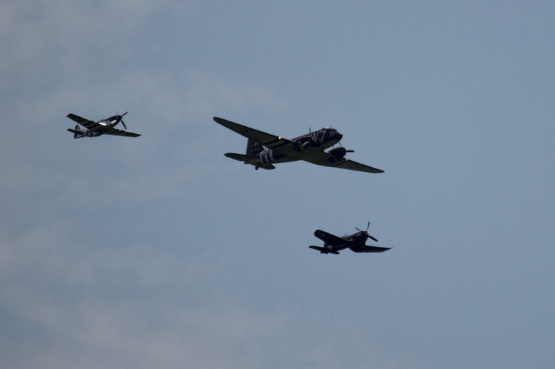 Illustration for article titled WWII Heritage Flight group